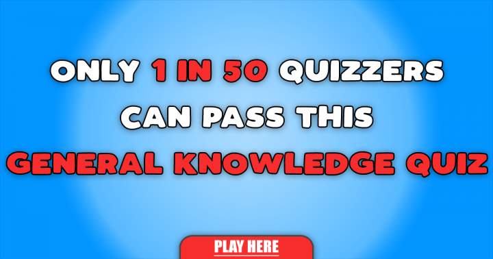 Banner for Can You Pass This Quiz?