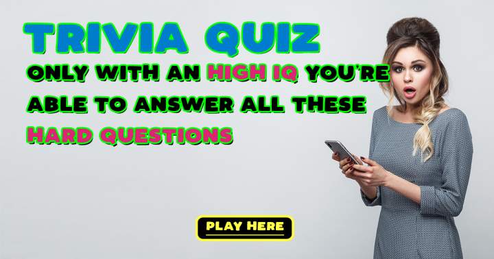 Banner for Challenging Trivia Quiz