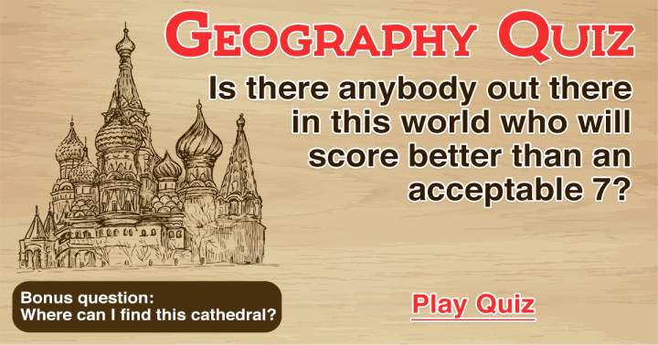 Banner for Quiz About Geography