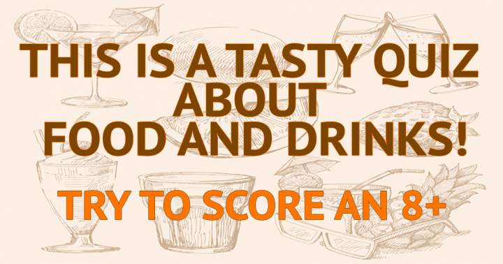 Banner for Tasty Food And Drinks Quiz