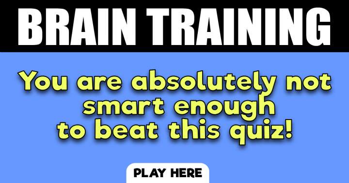 Banner for Train Your Brain!