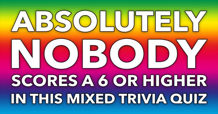 Banner for Mixed Trivia Quiz