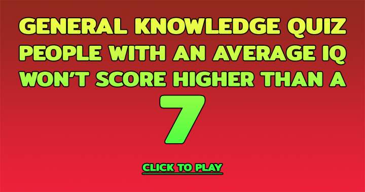 Banner for General Knowledge Quiz