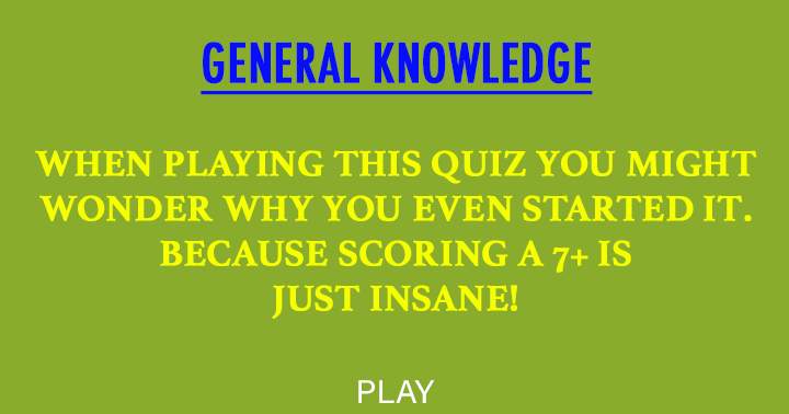 Banner for General Knowledge