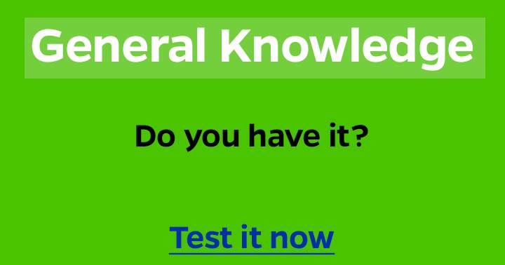 Banner for General Knowledge