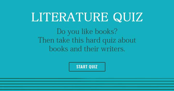  Very hard quiz about books. Try to score at least a 6 and share your result.