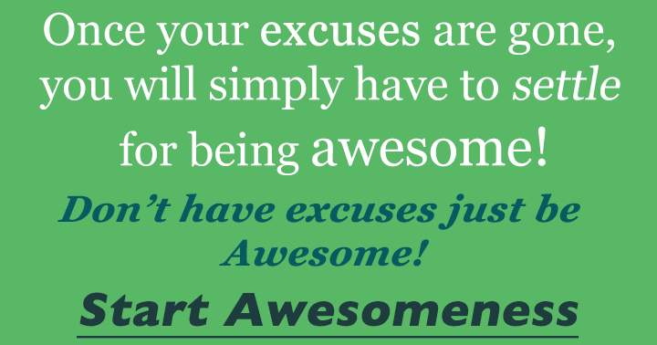 Banner for No excuses take the quiz and be awesome