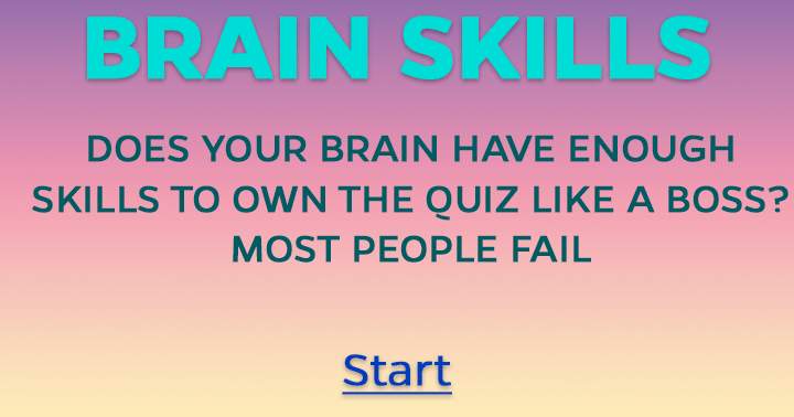 Banner for Brain Skill test