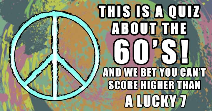 Banner for This is a 60's trivia quiz!