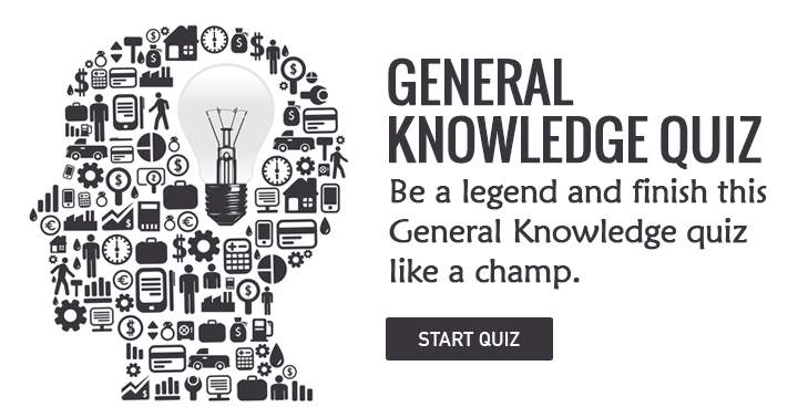 Banner for Be a legend and finish this general knowledge quiz.