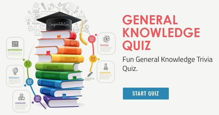 Banner for Take this fun General Knowledge quiz and forward it to your Facebook friends!