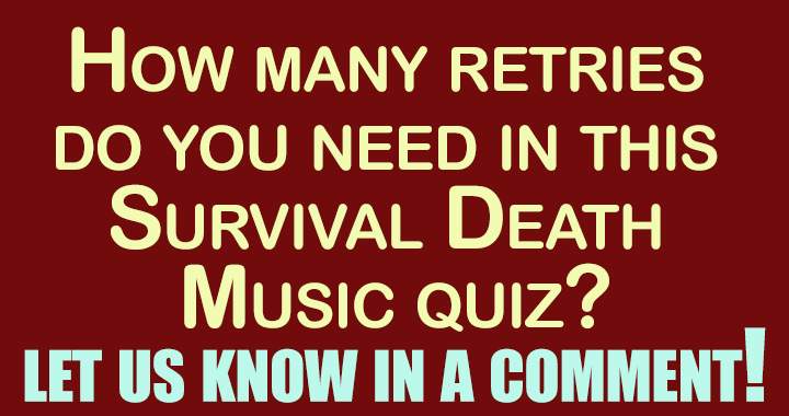 Banner for Sudden Death Music Quiz