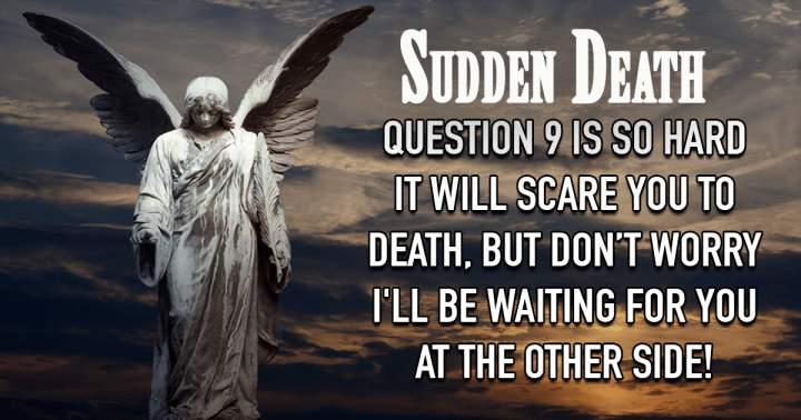 Banner for Sudden Death Quiz