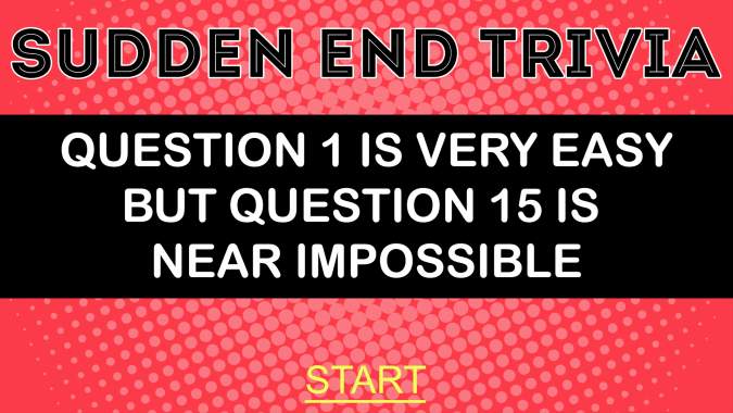 Banner for Near Impossible Sudden End