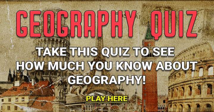 Banner for Geography Quiz