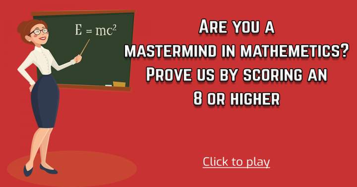 Banner for Mathematics Quiz