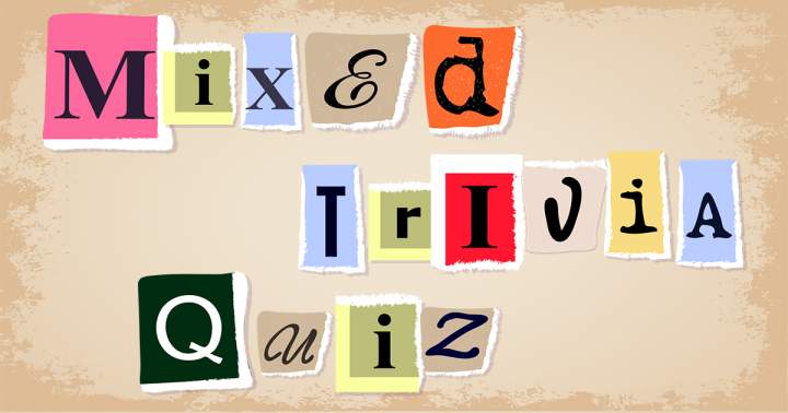 Banner for Mixed Trivia Quiz