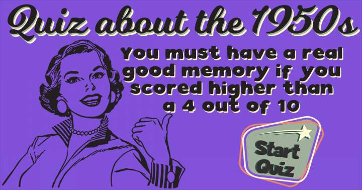 Banner for Fresh Quiz About The 1950s