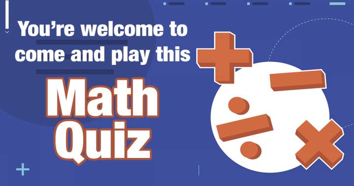 Banner for Math Quiz