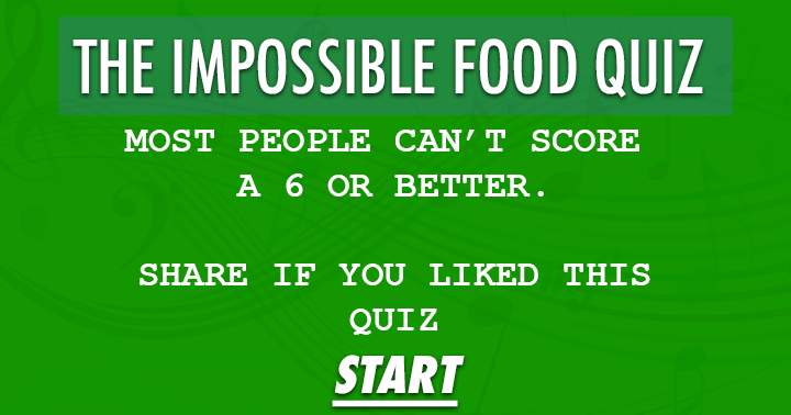 Banner for Impossible Food Quiz