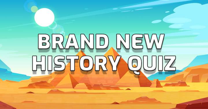 Banner for Brand New History Quiz