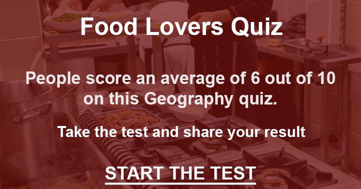 Banner for Try to answer all 10 questions about food in this quiz