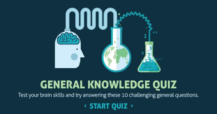 Banner for Test you brain by answering these 10 hard general knowledge questions