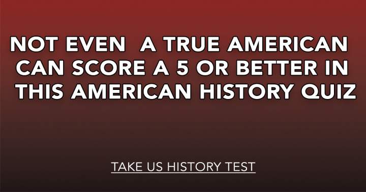 Banner for US History Quiz