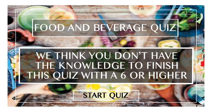 Banner for Food & Beverage Quiz