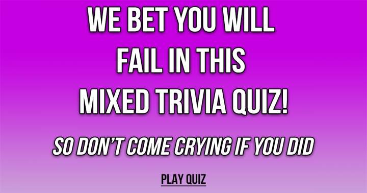 Banner for Mixed Trivia Quiz