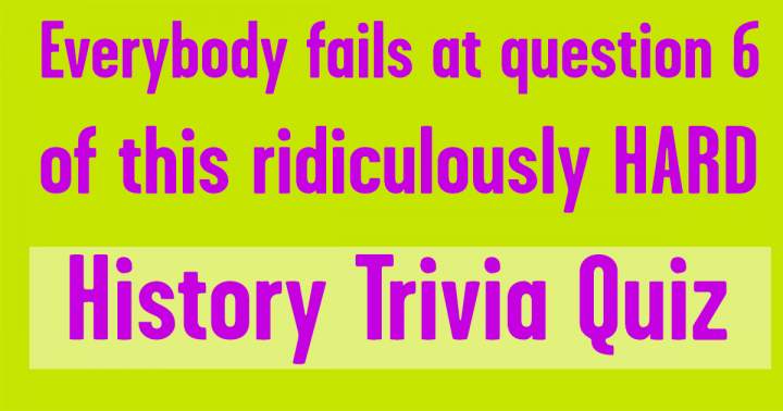 Banner for History Trivia Quiz