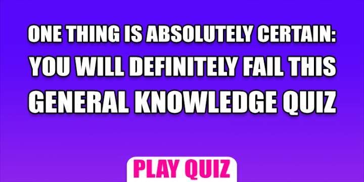 Banner for General Knowledge Quiz