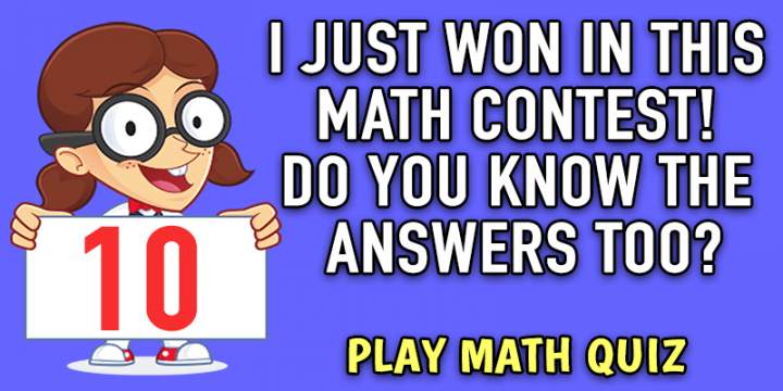 Banner for Mathematics Quiz