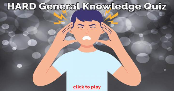 Banner for HARD General Knowledge Quiz