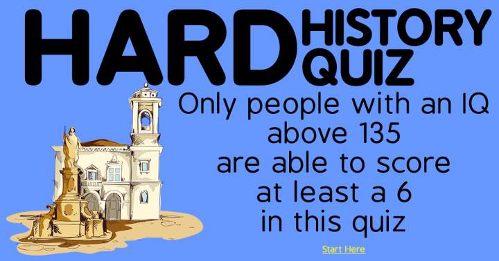 Banner for HARD History Quiz