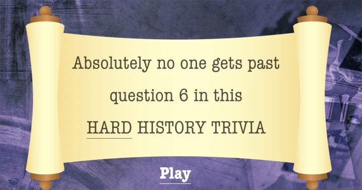 Banner for HARD History Trivia