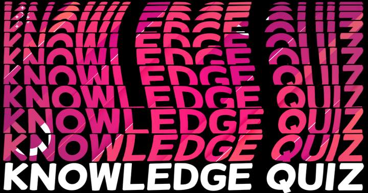 Banner for Knowledge Quiz