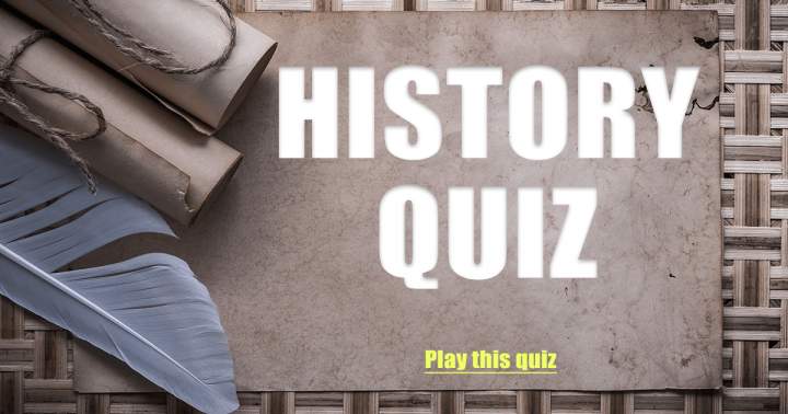 Banner for History Quiz