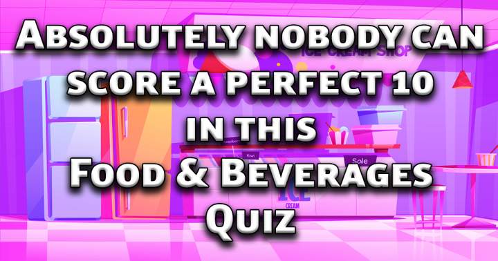 Banner for Food & Beverages Quiz