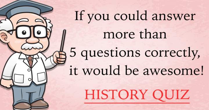 Banner for New History Quiz