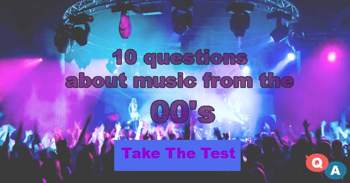 Banner for 10 questions about music from the 00's