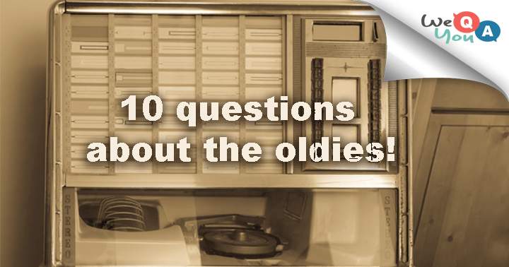 Banner for 10 music questions from back in the days