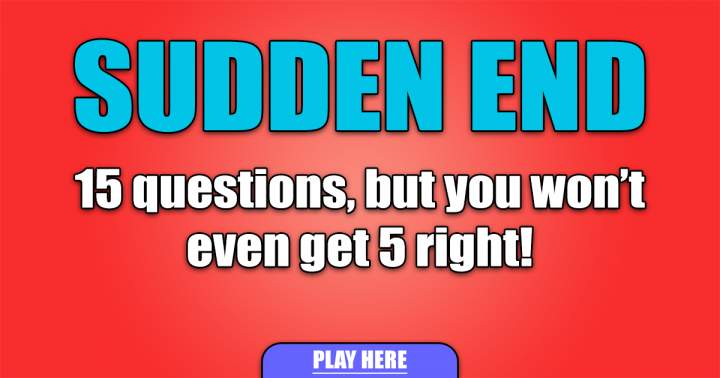 Banner for Mixed Sudden End Quiz