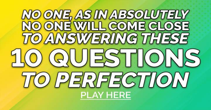 Banner for 10 Mixed Trivia Questions