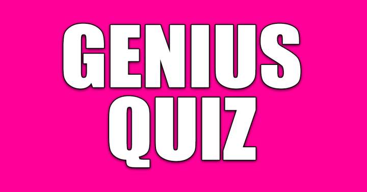 Banner for Genius Quiz