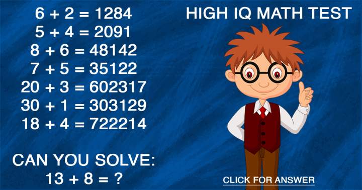 High IQ Math Test