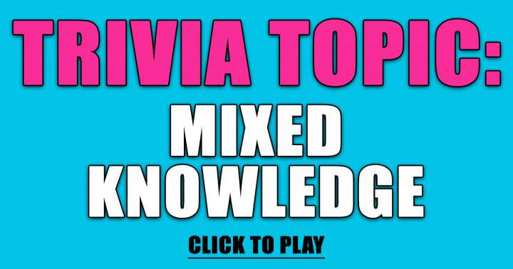 Banner for Trivia About General Knowledge