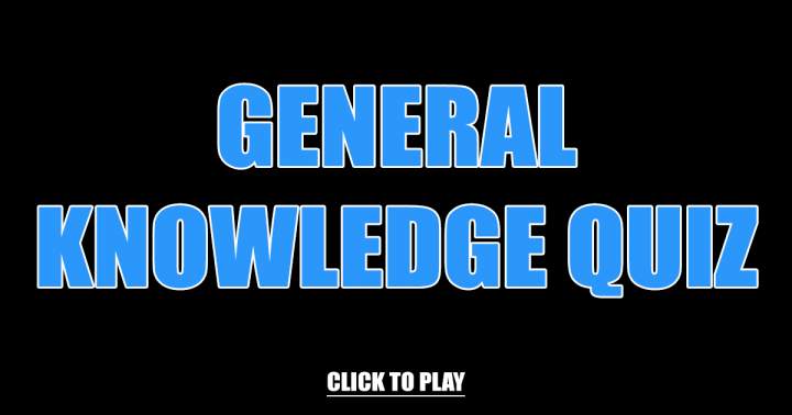 Banner for General Knowledge Quiz