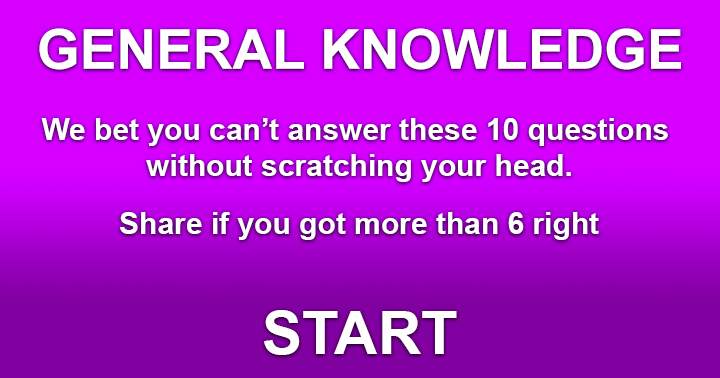 Banner for Mixed knowledge. We bet you can't get a perfect score on this trivia quiz.