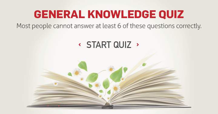 Banner for Most people cannot answer at least 6 questions correctly.